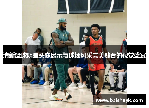 清新篮球明星头像展示与球场风采完美融合的视觉盛宴