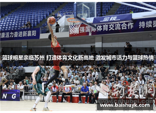 篮球明星亲临苏州 打造体育文化新高地 激发城市活力与篮球热情